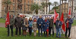 Presidio dell'Afeva e dei sindacati davanti alla sede della Cassazione, mercoledì 11 febbraio 2026 